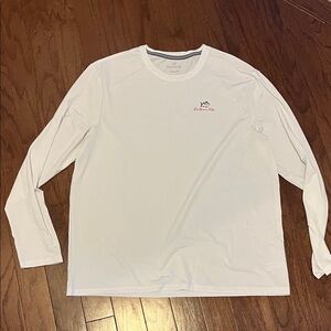 Southern Tide Classic White Long Sleeve Shirt